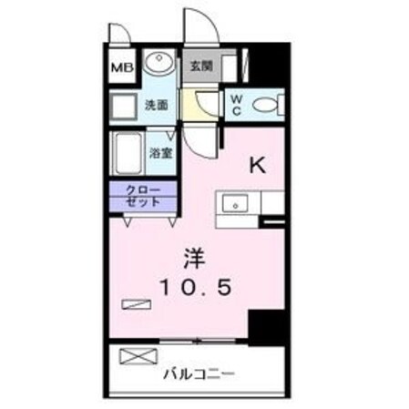 栄生駅 徒歩7分 8階の物件間取画像